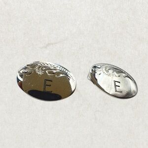 Vintage Mid-Century Sterling Silver Cufflinks